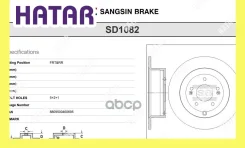 ���� ���������, ������ Sangsin Brake SD1082 SD1082 ����