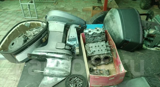Yamaha. 115��.�., 2-�������, ����������, ���� X (635 ��), 1996 ���. ��� ����� �� ������������ ����