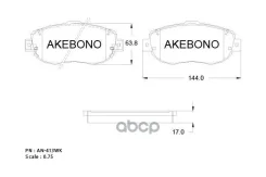 ������� ��������� ������ Aristo - JZ16#, JZS147 EUR F PF-1324 Akebono ���. AN-413WK AN413WK ����