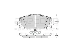 ������� ��������� ������ VITZ #SP9#, Belta P9# 05-, Corolla NZE14106-, Premio, Alion NZT260, IQ KGJ10 07- F PF-1508 Akebono ���. AN-714K AN714K ����