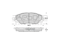 ������� ��������� (�������) Toyota Harrier (XU60) 13-20 / Prius (ZVW30, ZVW50) 09-19 / Prius Alpha 11 Akebono ���. AN-732K, �������� AN732K ����