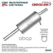 ��������� Renault Logan 1,4-1,6 (6001547676) CBD132.005 CBD ���. CBD132005 CBD132005 ����