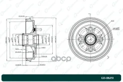 ������� ��������� G-brake GD-06251 G-Brake ���. GD-06251 GD06251 ����