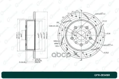 ���� ��������� ��������������� ������ G-Brake ���. GFR-01349R GFR01349R G-Brake GFR01349R ����
