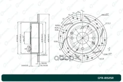 ���� ��������� ��������������� G-brake GFR-01325R ������ G-Brake ���. GFR-01325R GFR01325R ����