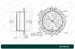 ���� ��������� ��������������� G-brake GFR-02452L ����� G-Brake ���. GFR-02452L GFR02452L G-Brake GFR02452L ����