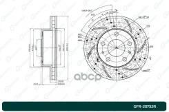 ���� ��������� ��������������� ������������� G-brake GFR-20732R ������ G-Brake ���. GFR-20732R GFR20732R ����