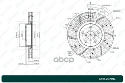 ���� ��������� ��������������� ������������� G-brake GFR-20739L ����� G-Brake ���. GFR-20739L GFR20739L ����