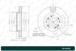 ���� ��������� ������������� G-brake GR-02250 G-Brake ���. GR-02250 GR02250 ����