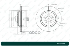 ���� ��������� G-brake GR-22257 G-Brake ���. GR-22257 GR22257 ����