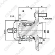 ������� Toyota Camry (V50) 11- ������ (+ABS) GMB ����� GMB ���. GH34970A GH34970A ����