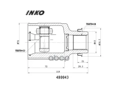���� ���������� 28/23 ����� ���� INKO ���. 480043 480043 INKO 480043 ����