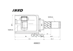 ���� ���������� 30/26 ����� ��� INKO ���. 480023 480023 INKO 480023 ����