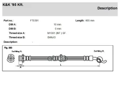 ����� ��������� Nissan Note (E11) 05- �������� KK ������ 46210AX601 KK ���. FT0391 FT0391 ����