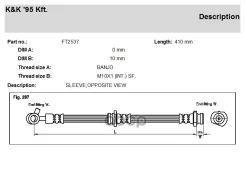 ����� ��������� Nissan Bluebird (U14) 96-01, Primera (P10, P11) 90-01 �������� KK ����� 462102J008 KK ���. FT2537 FT2537 ����