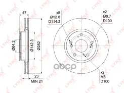 ���� ��������� ������������� (282x23) | ����� | LYNXauto ���. BN1045 BN1045 LYNXauto BN1045 ����