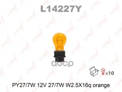 ����� PY27/7 12V W2,5X16Q Amber LYNXauto ���. L14227Y L14227Y LYNXauto L14227Y ����