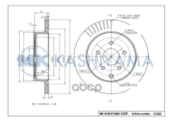 ���� ���������, ������ 09. B265.10 (308x16) 5 ��� MK Kashiyama ���. G1022 G1022 ����