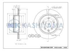 ���� ���������, ������ 09. B522.11 (308x16) 5 ��� MK Kashiyama ���. G1055 G1055 ����