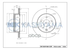���� ���������, ������ 09.8969.20 (292x16) 5 ��� MK Kashiyama ���. G1024 G1024 ����