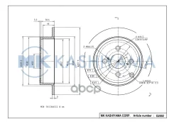 ���� ���������, ������ DF4379 (257,9x9) 4 ��� MK Kashiyama ���. G2002 G2002 ����