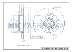 ���� ���������, �������� 09.9772.10 (312x25) 5 ��� MK Kashiyama ���. G30148 G30148 ����