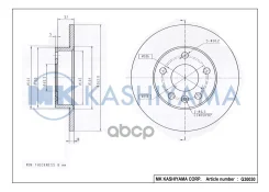 ���� ���������, ������ 08.7627.10 (264x10) 5 ��� MK Kashiyama ���. G30030 G30030 ����
