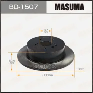 ���� ��������� Toyota Highlander (U40) 07- ������ 309 � 10 Masuma 74453 Masuma ���. BD-1507 BD1507 ����