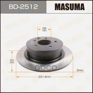 ���� ��������� Nissan Qashqai (J10) 07-13, Juke 10-, Teana (J31, J32, L33) 06- ������ 292 x 9 Masuma 60633 Masuma ���. BD2512 BD2512 ����