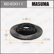 ���� ��������� VAG Octavia 04-, Yeti 09-, Golf V, VI 03-, Passat 05- Tiguan 07- ������ 282 x 12 Masu 74434 Masuma ���. BDE0011 BDE0011 ����