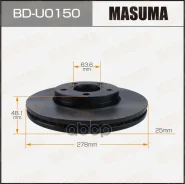 ���� ��������� Ford Focus III 11- �������� 278 x 25 Masuma 78119 Masuma ���. BD-U0150 BDU0150 ����