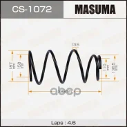 ������� �������� Toyota Camry (V30) 01-03 ������� Masuma 49243 Masuma ���. CS1072 CS1072 ����