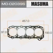 ��������� ��� Nissan Patrol 00-10 (ZD30DD, ZD30DDTI, ZD30TI) ������� 0,53 Masuma 47723 Masuma ���. MD02039S MD02039S ����