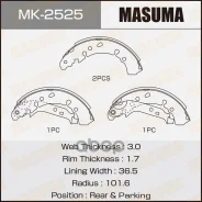 ������� ��������� Toyota Yaris (P90) 05-, Yaris (_P13_) 11- ������ ���������� Masuma 62245 Masuma ���. MK2525 MK2525 ����