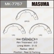 ������� ����������� ������� Mitsubishi Outlander (CW) 07-12; Subaru Forester 07-, Impreza 07- Masuma 60691 Masuma ���. MK-7757 MK7757 ����