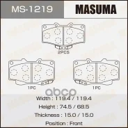 ������� ��������� Toyota Land Cruiser (J70, 80, 90) 84-02, 4 Runner 87- �������� Masuma 11301 Masuma ���. MS1219 MS1219 ����