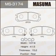 ������� ��������� Mitsubishi Galant 92-04, Pajero Pinin 99-, Space Wagon 91- ������ Masuma 11327 Masuma ���. MS3174 MS3174 ����