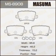 ������� ��������� Honda Civic (FD, FA, FN, FK) 06-12 ������ Masuma 54742 Masuma ���. MS8908 MS8908 ����