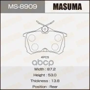 ������� ��������� Honda Accord (CL) 03-08 ������ Masuma 61618 Masuma ���. MS8909 MS8909 ����