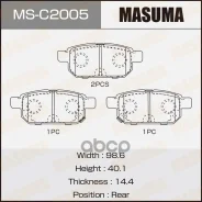 ������� ��������� Suzuki Swift IV, V 10-, SX4 II 13-, Vitara II 15- ������ Masuma 56303 Masuma ���. MSC2005 MSC2005 ����