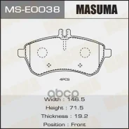 ������� ��������� MB C (204) 07-, E (C207, W211, W212) 06- �������� Masuma 68386 Masuma ���. MSE0038 MSE0038 ����