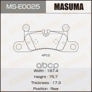 ������� ��������� VAG Touareg 10-; Porsche Cayene 10- ������ (Brembo) Masuma 50676 Masuma ���. MS-E0025 MSE0025 ����