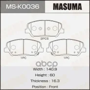 ������� ��������� Hyundai i30 11-; Kia Ceed (JD) 12-, Cerato 13- R16, Optima R17 �������� Masuma 73591 Masuma ���. MSK0036 MSK0036 ����