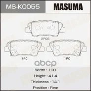 ������� ��������� Hyundai Solaris 17-; Kia Rio IV 17- ������ �������� Masuma 76540 Masuma ���. MSK0055 MSK0055 ����