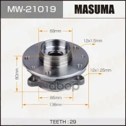 ������� Nissan Qashqai (J11) 13- �������� (+ ABS) Masuma 74241 Masuma ���. MW-21019 MW21019 ����