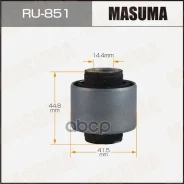 ����������� ������ Hyundai i30 11-; Kia Ceed 12-, Optima 12- ������� ����������� �������� Masuma 82480 Masuma ���. RU851 RU851 ����