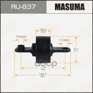 ����������� ������ Hyundai Elantra (HD) 06-11; Kia Ceed (ED) 07-12 ������� ����������� Masuma 81810 Masuma ���. RU837 RU837 ����