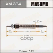 ����� ������ Masuma Mitsubishi (4D56); Hyundai H-1, Starex 97-07 19469 Masuma ���. XM-324 XM324 ����