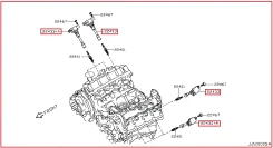 ������� ��������� Nissan Qashqai, Juke 10- (2-VVTI ���� 5) Hyundai/Kia Nissan ���. 224481KT0A 224481KT0A ����