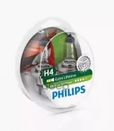 ����� ����������� ��������� ����� H4 P43t Long Life Eco Vision 12V 60/55W ������� 2 �� Philips ���. 12342Llecos2 12342LLECOS2 ����